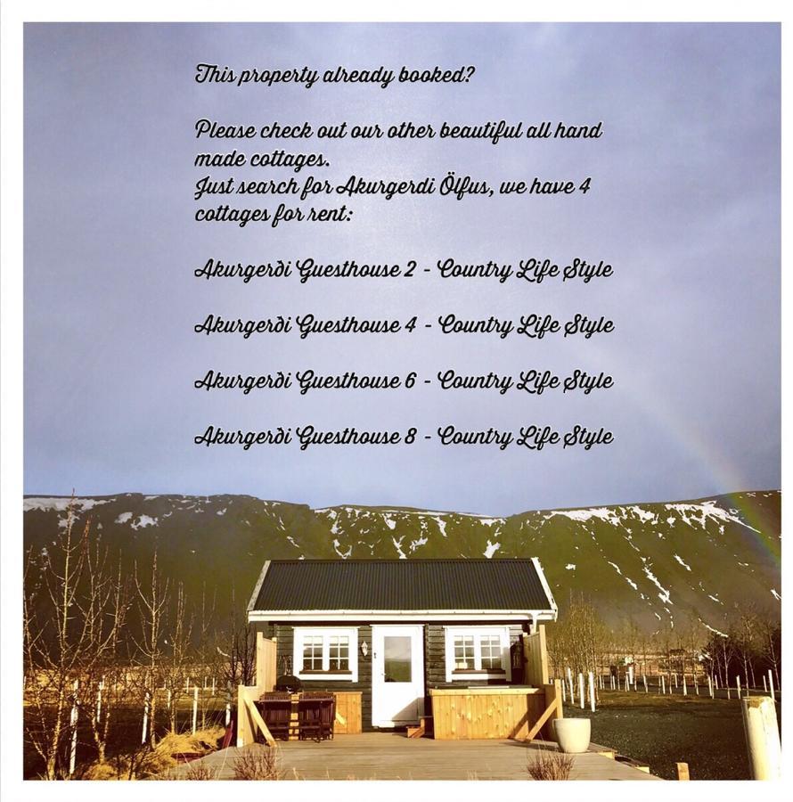 Akurgerthi Guesthouse 2 - Country Life Style Olfus Экстерьер фото